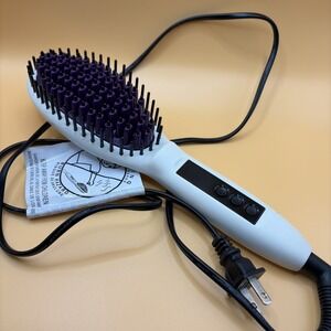 InStyler Straight Up Ceramic Hair Straightening Brush Model 00499 Tested Works